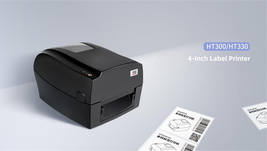 Imprimantă de etichete cu transfer termic HPRT HT300: Imprimare eficientă a codului QR pentru inspecția echipamentelor