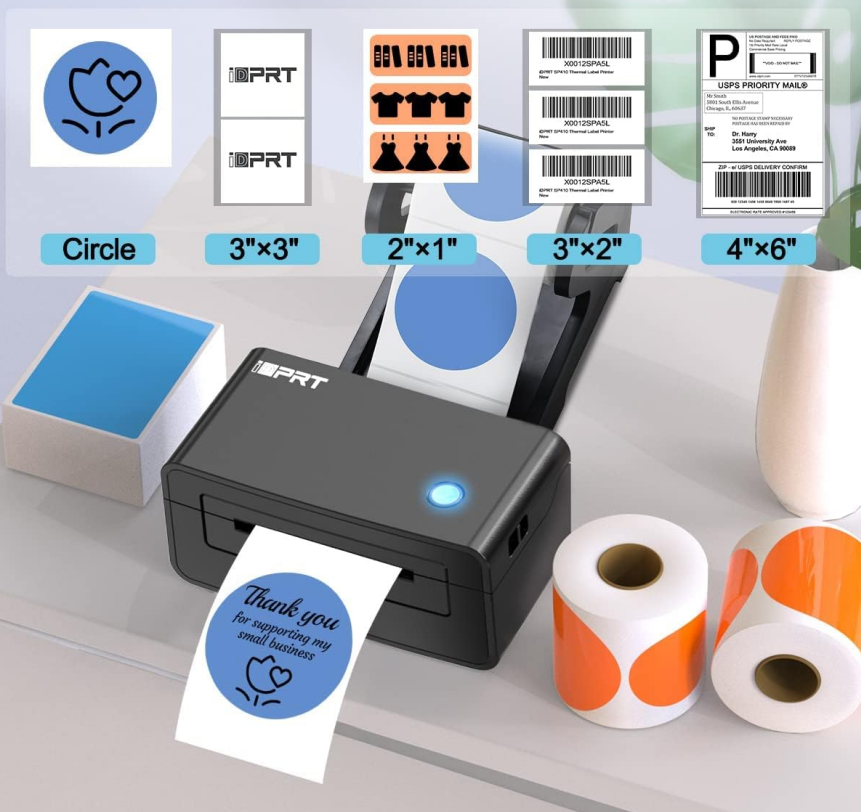 Imprimanta de etichete termice HPRT imprimă pe diferite forme de etichete.png