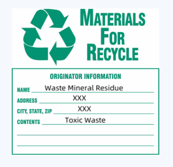 Exemplu de etichetă a deșeurilor de materiale pentru recycle.png